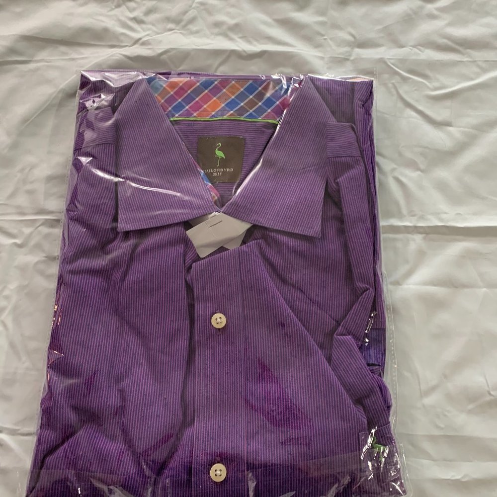 Tailorbyrd Men's Fitted Dress Shirt